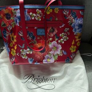 Brighton Blossom Hill Rouge Scarlet Tote